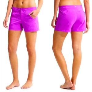 Athleta Costa Board Shorts Purple Size 4